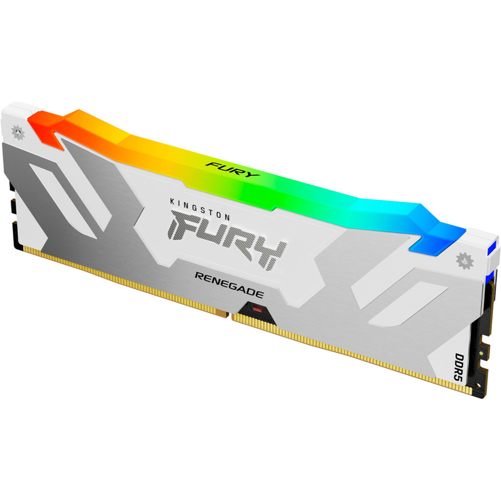 Модуль пам'яті для комп'ютера DDR5 32GB 6400 MHz Renegade RGB White Kingston Fury (ex.HyperX) (KF564C32RWA-32) - зображення 2