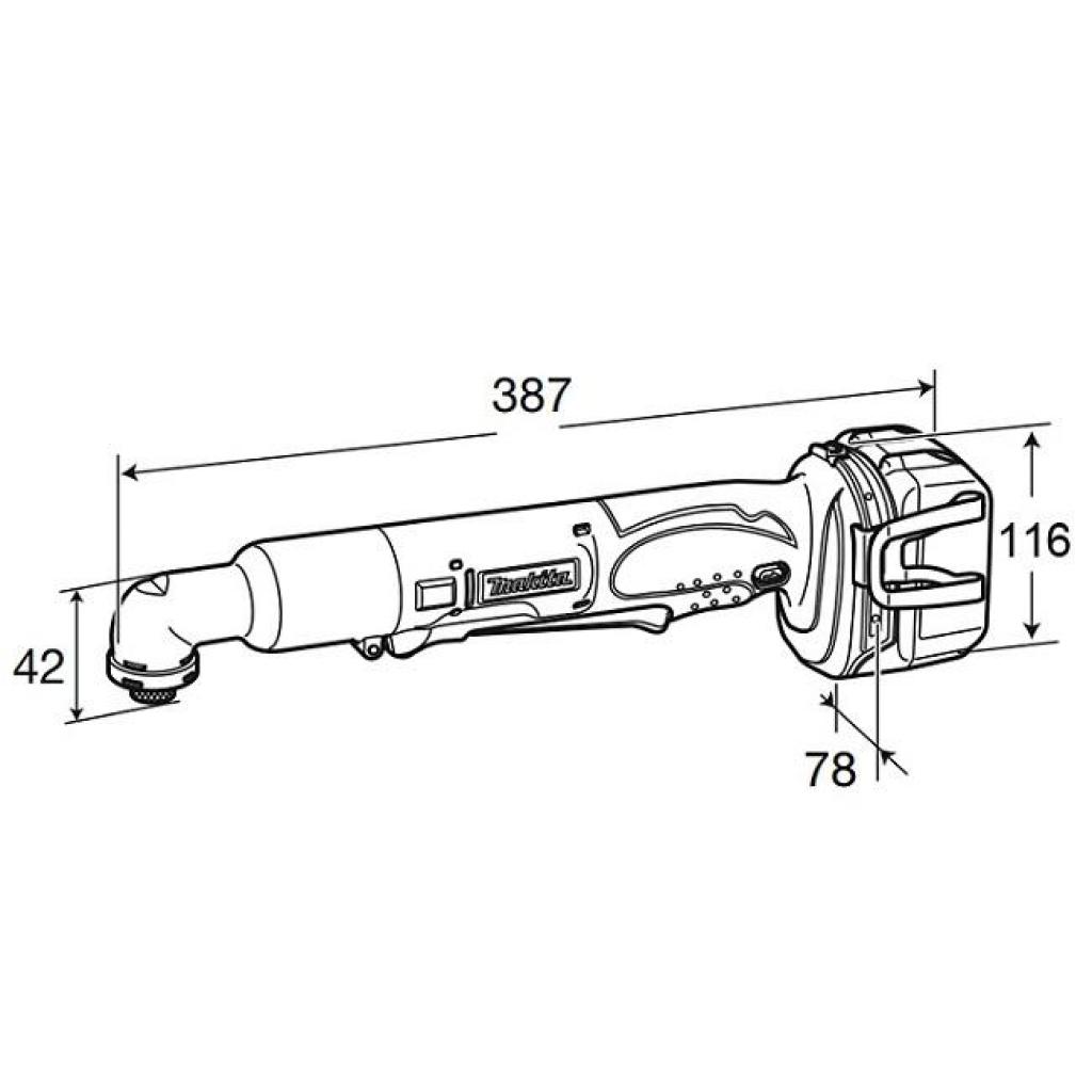 Гайковерт Makita LXT, 60Н / м (без АКБ та БЖ) (DTL061Z) - зображення 3