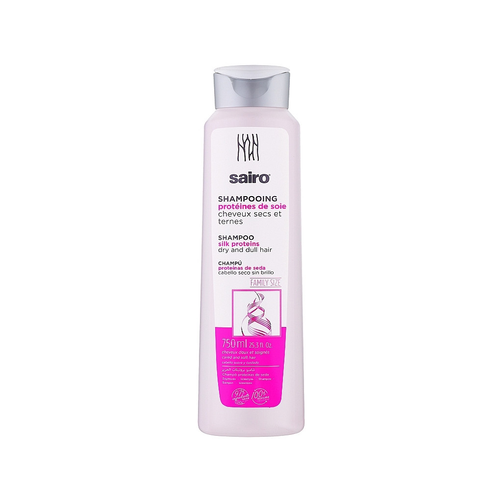 Шампунь Sairo Expertise Silk Proteins Shampoo Протеїни шовку 750 мл (8414227086983) - зображення 1
