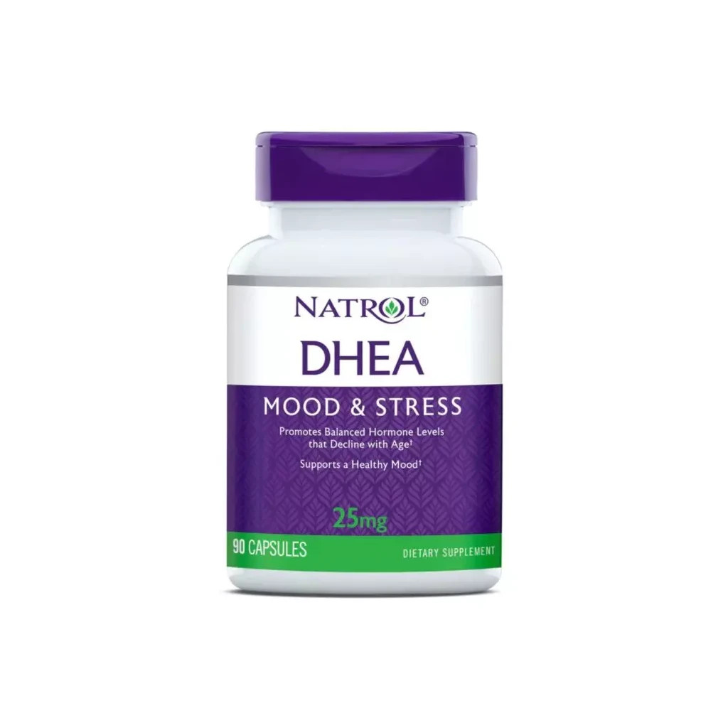 Вітамінно-мінеральний комплекс Natrol Дегидроэпиандростерон, 25 мг, DHEA, 90 капсул (NTL00590) - зображення 1