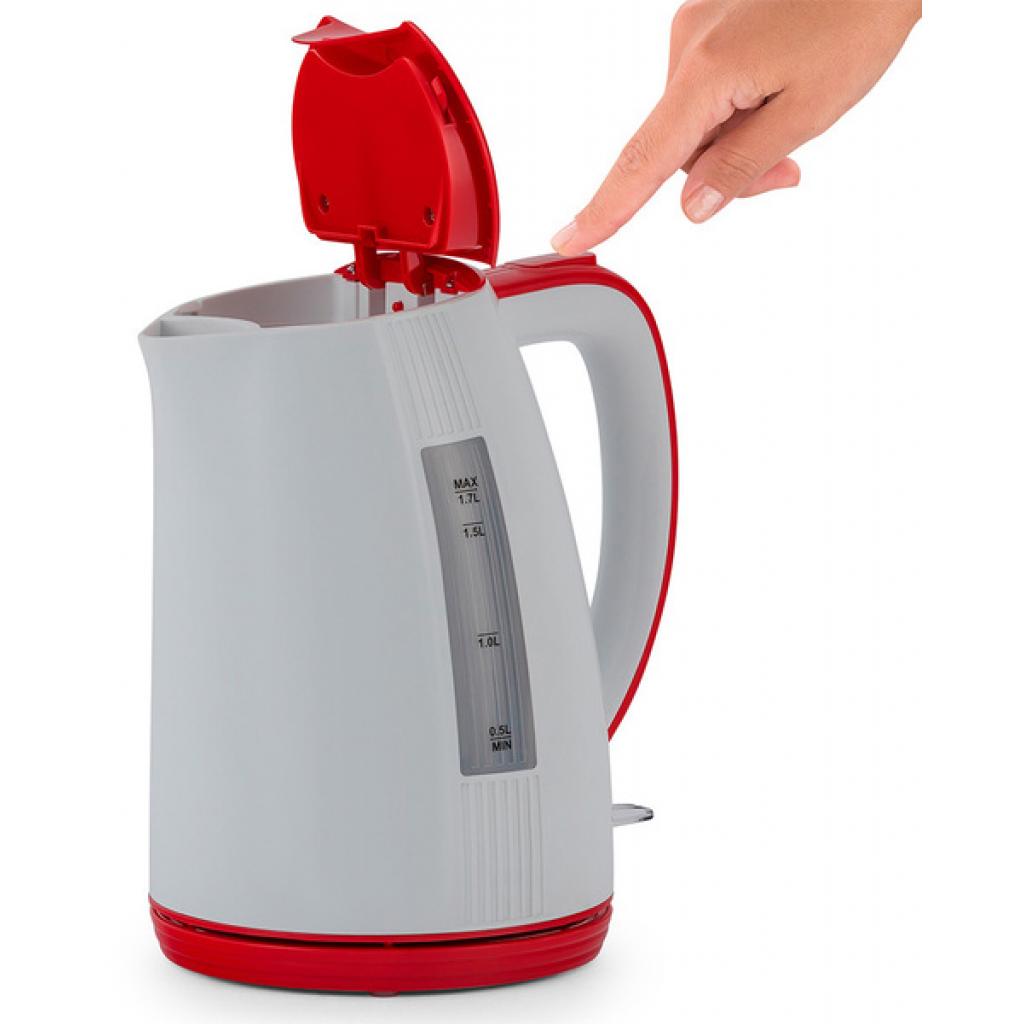 Електрочайник Polaris PWK 1790CL White/Red - зображення 4