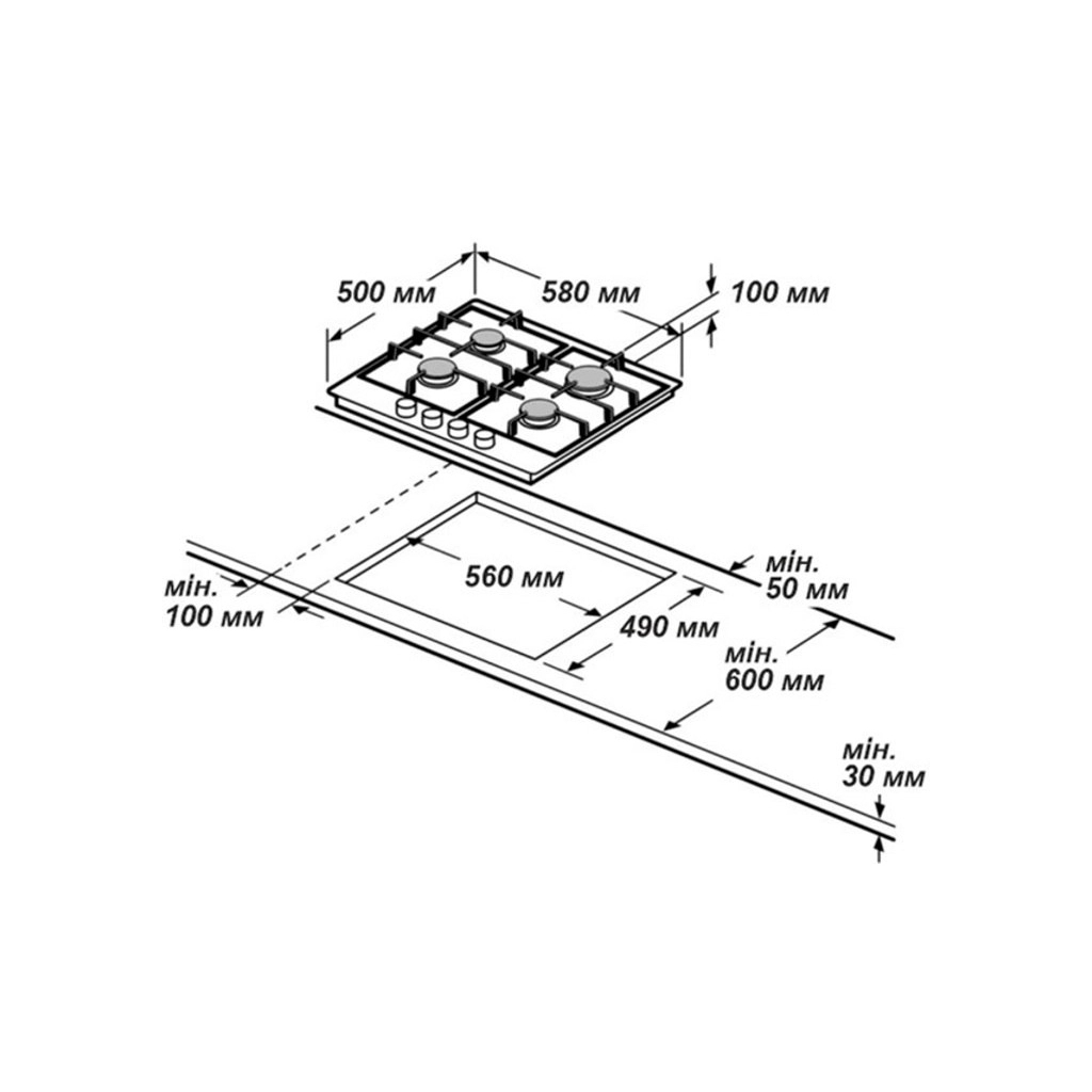 Варочна поверхня LUXELL M6-LX40EB - изображение 11