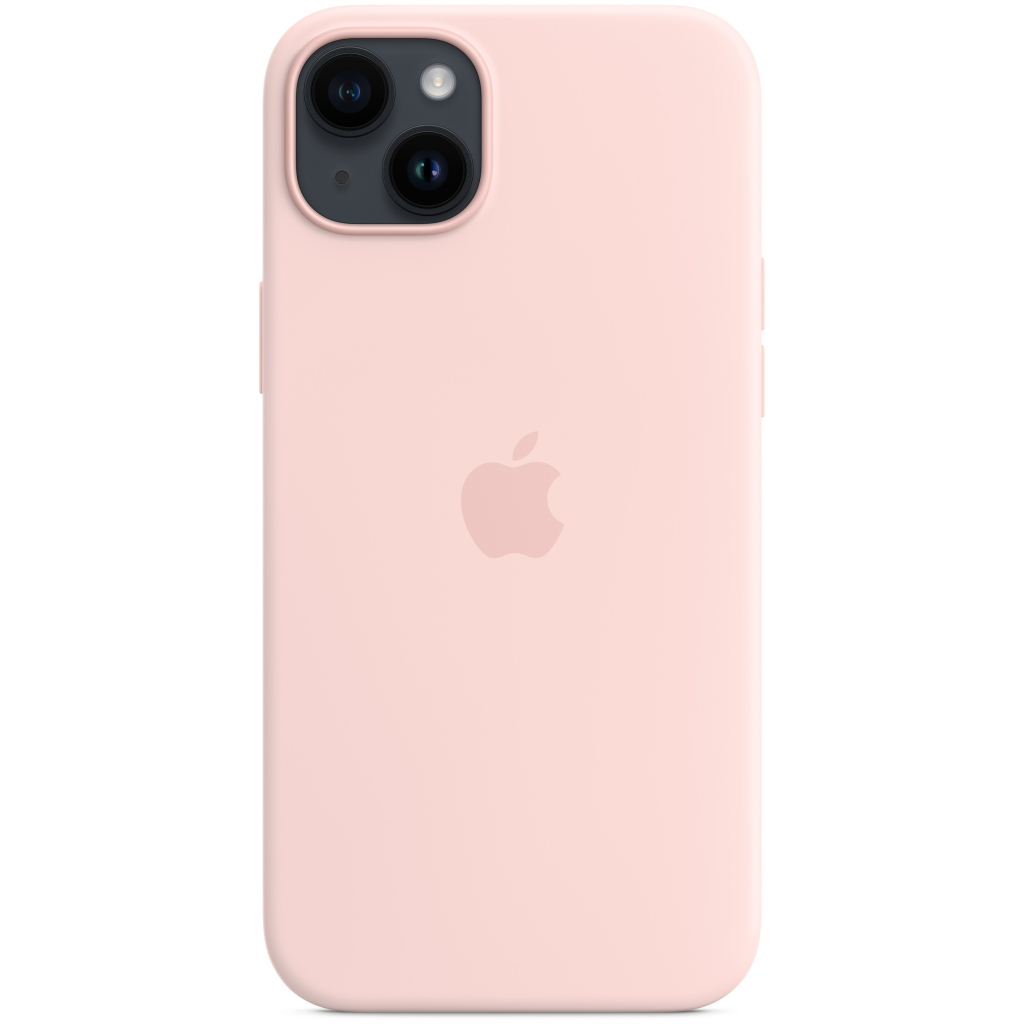 Чохол до мобільного телефона Apple iPhone 14 Plus Silicone Case with MagSafe - Chalk Pink,Model A2911 (MPT73ZE/A) - зображення 2