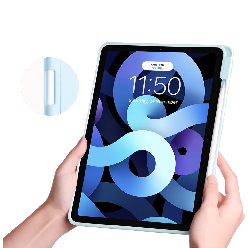 Чохол до планшета BeCover Direct Charge Pen mount Pencil Apple iPad 10.9" 2022 Light Blue (708499) - зображення 3