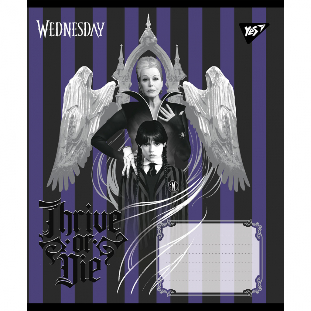 Зошит Yes Wednesday Таємничі уроки А5 18 аркушів клітинка (768267) - зображення 5