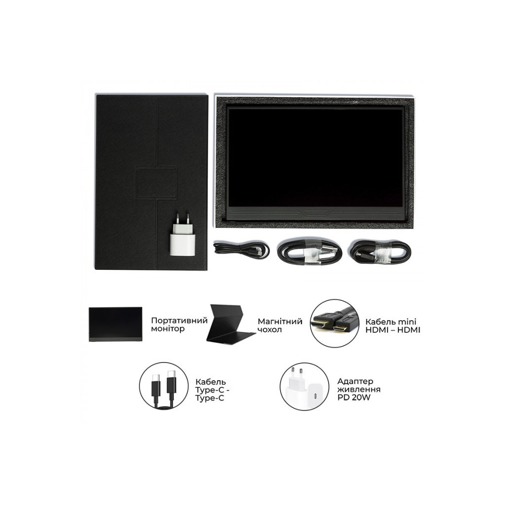 Монітор AirOn AirScreen14 (6126755803250) - зображення 11