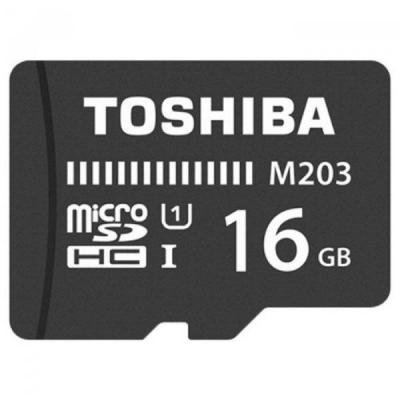 Карта пам'яті Toshiba 16GB microSD class 10 USH-I U1 (THN-M203K0160EA) - зображення 2