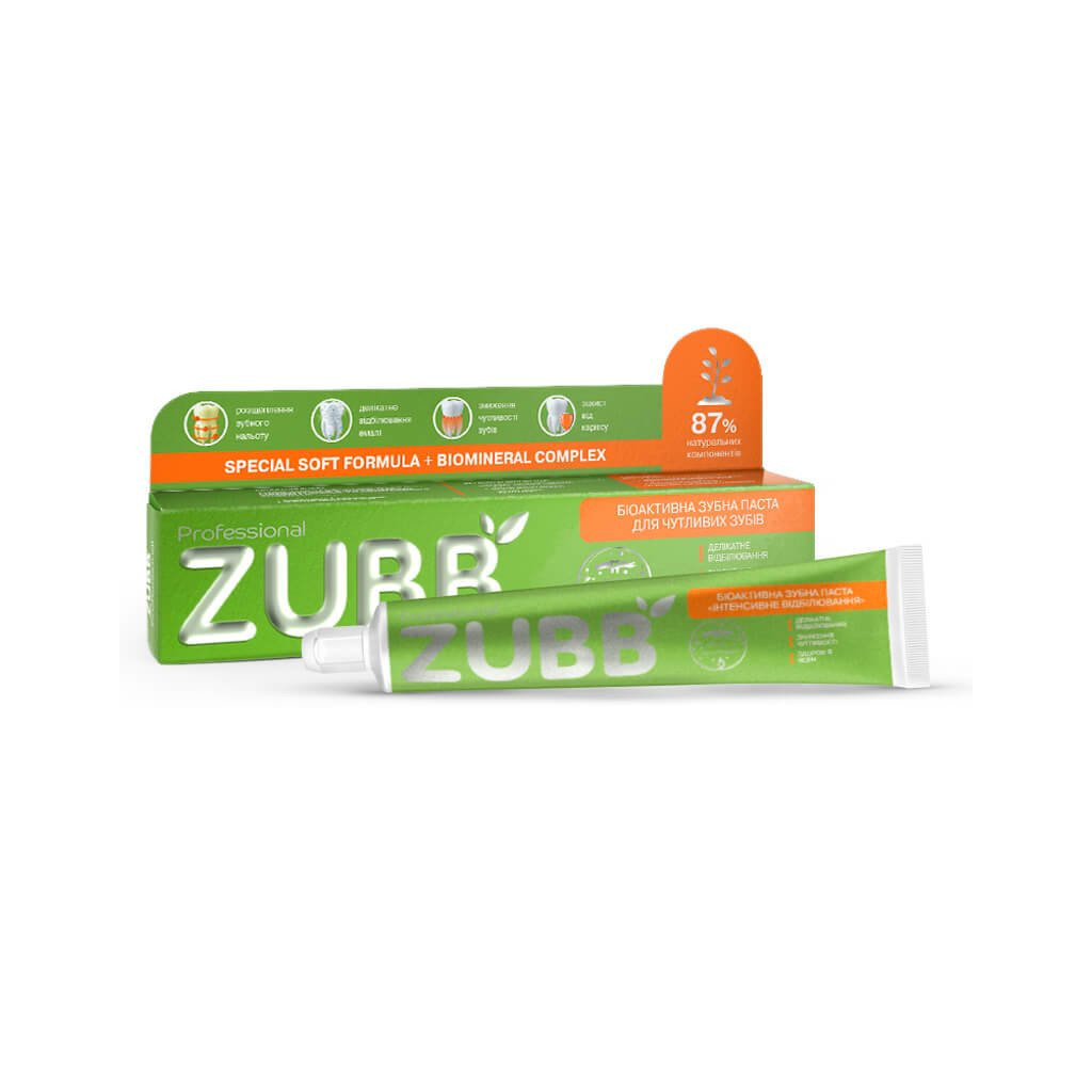 Зубна паста Zubb Для чутливих зубів 90 г (4820206210104) - зображення 1