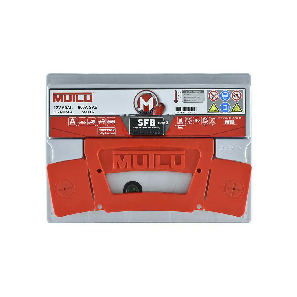 Акумулятор автомобільний MUTLU 6СТ-60 (0) SFB LB2.60.054.A - зображення 2