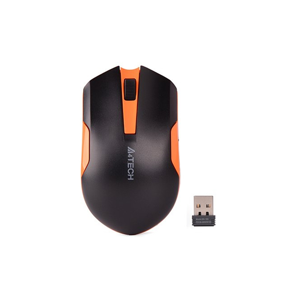 Мишка A4Tech G3-200N Black+Orange - зображення 5