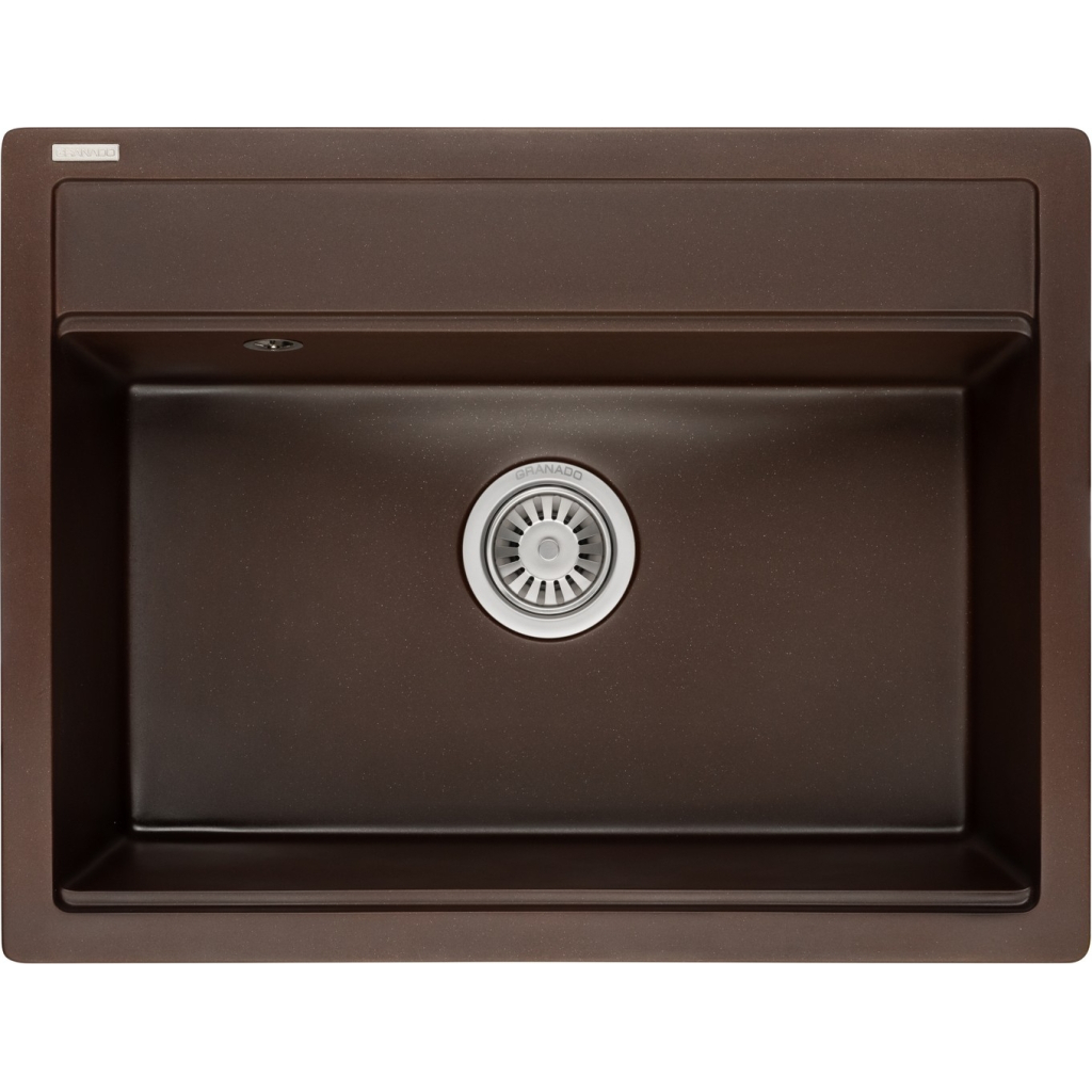Мийка кухонна GRANADO ARTES marron з сифоном (gr3606) - зображення 1