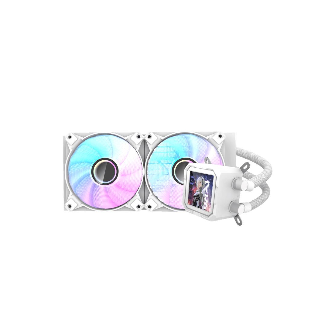 Кулер до процесора DARKFLASH DV240S WHITE - зображення 2