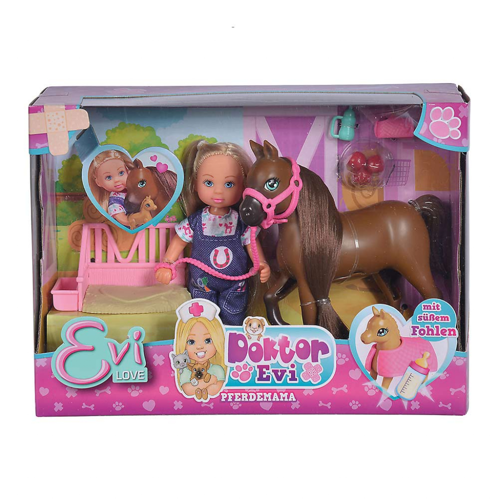 Лялька Simba Лікар Еві Конячка з новонародженим лошам (5733487) - зображення 2