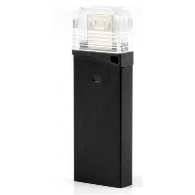 USB флеш накопичувач Goodram 16GB Twin Black USB 3.0 (PD16GH3GRTNKR9) - зображення 1