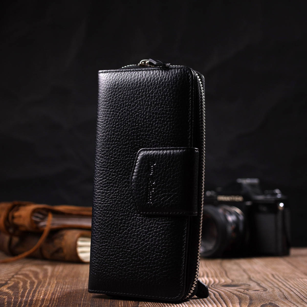 Гаманець Tony Bellucci З блоком для карт та документів Чорний (21955) - зображення 9