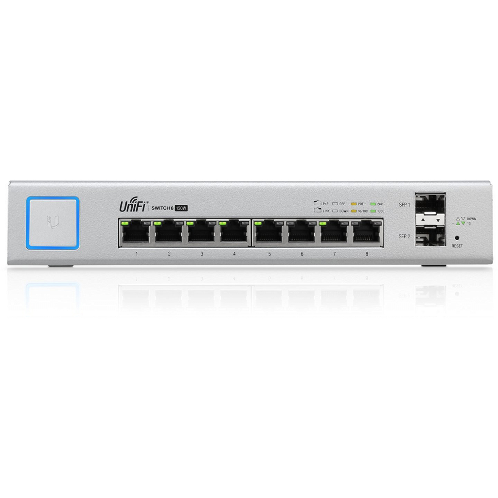 Комутатор мережевий Ubiquiti US-8-150W - зображення 2