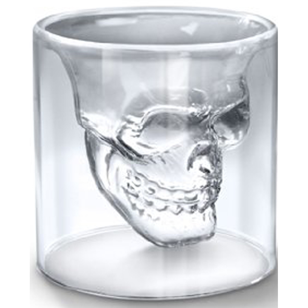 Склянка UFT для віскі 3D череп skull glass 70 мл (uftskullglass) - зображення 1