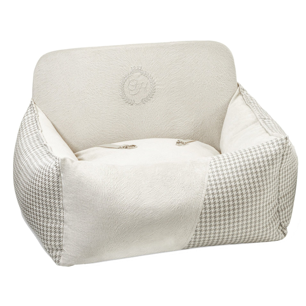 Автомобільне крісло для тварин Chloe's Home Berlin M/L 65х45 см бежеве (CLH4906) - зображення 1