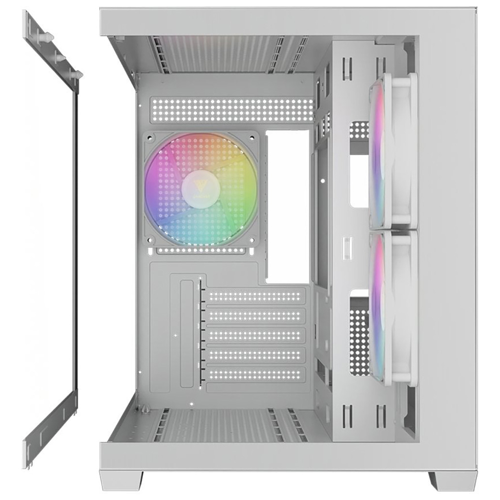 Корпус Gamdias AURA GC10M V2 WH ARGB (4711514503166) - зображення 8