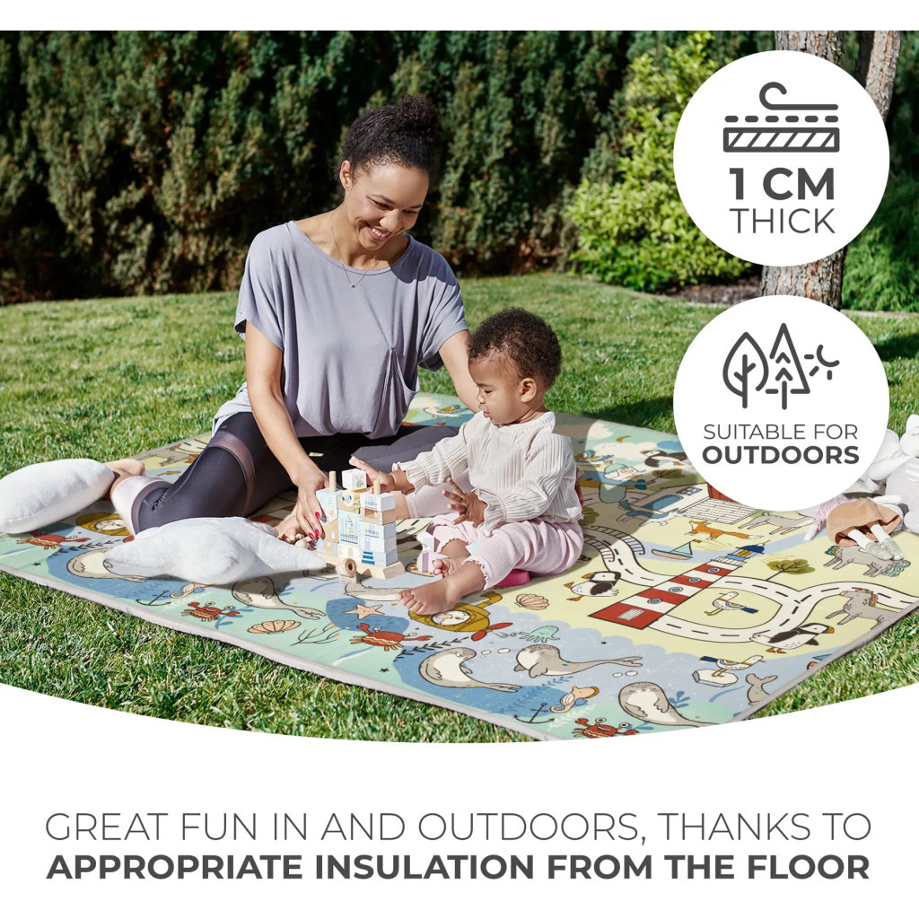 Дитячий килимок Kinderkraft двосторонній Matty 2 (5902533923212) - изображение 12