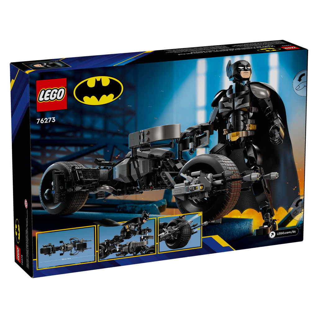 Конструктор LEGO Batman Фігурка Бетмена для складання і бетцикл (76273) - зображення 8