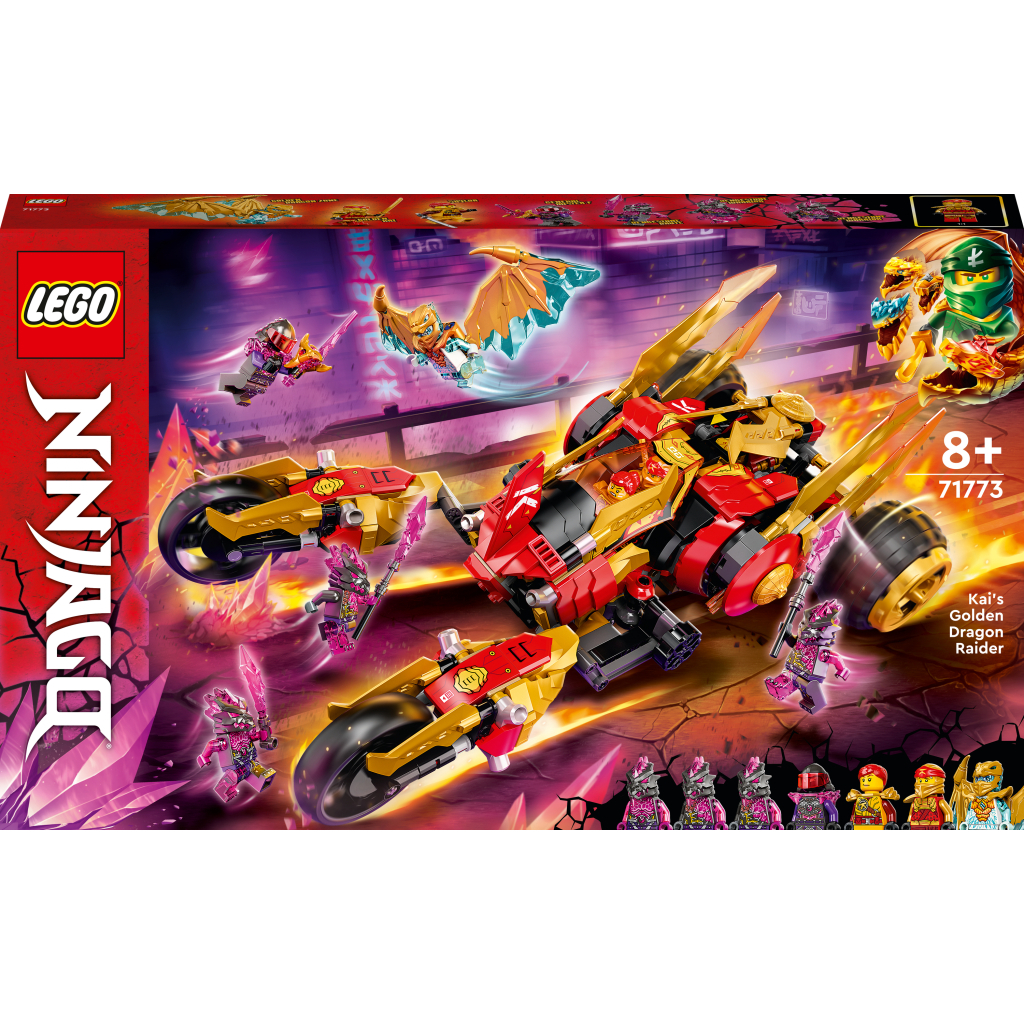 Конструктор LEGO Ninjago Рейдер Золотого дракона Кая 624 деталі (71773) - зображення 1