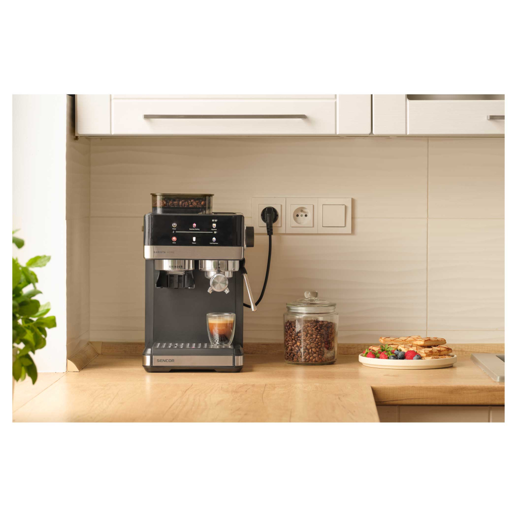 Ріжкова кавоварка еспресо Sencor SES5000SS - зображення 12