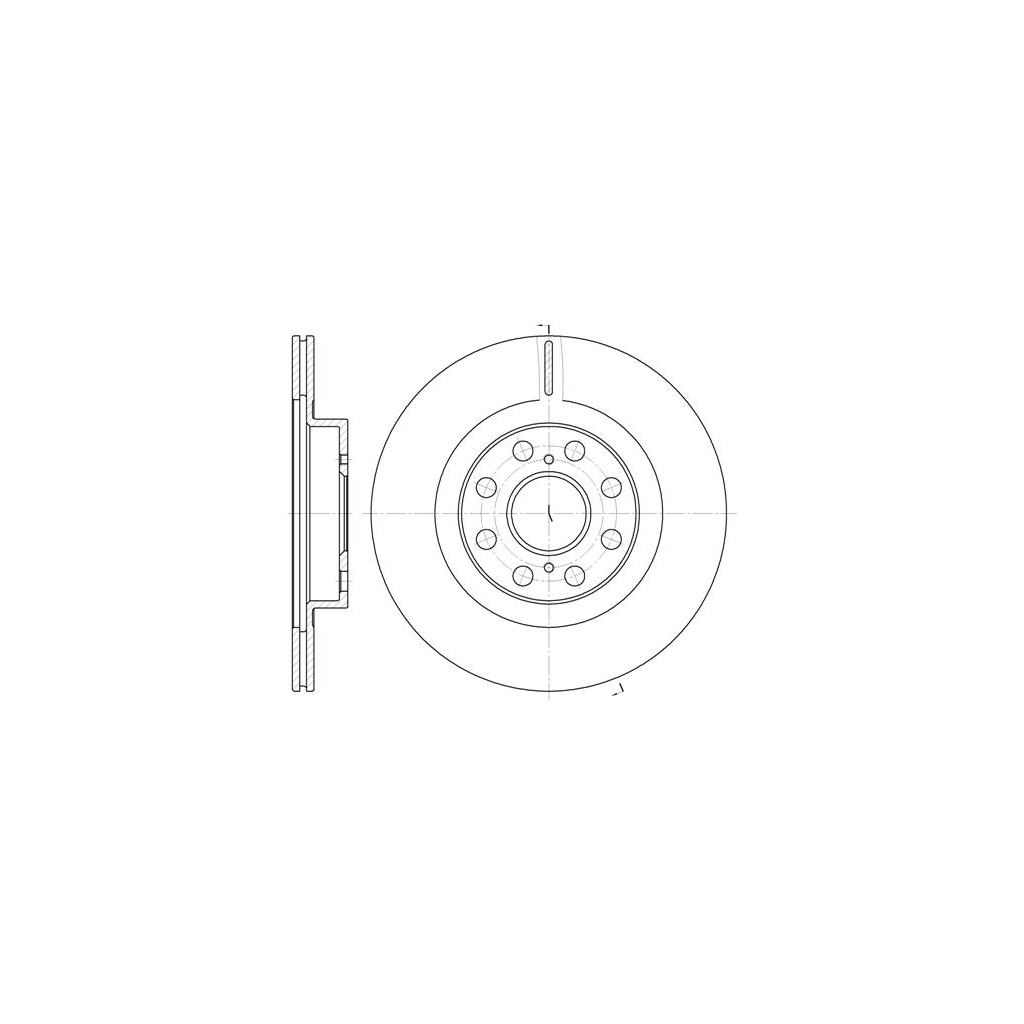 Гальмівний диск REMSA 6961.10 - зображення 1