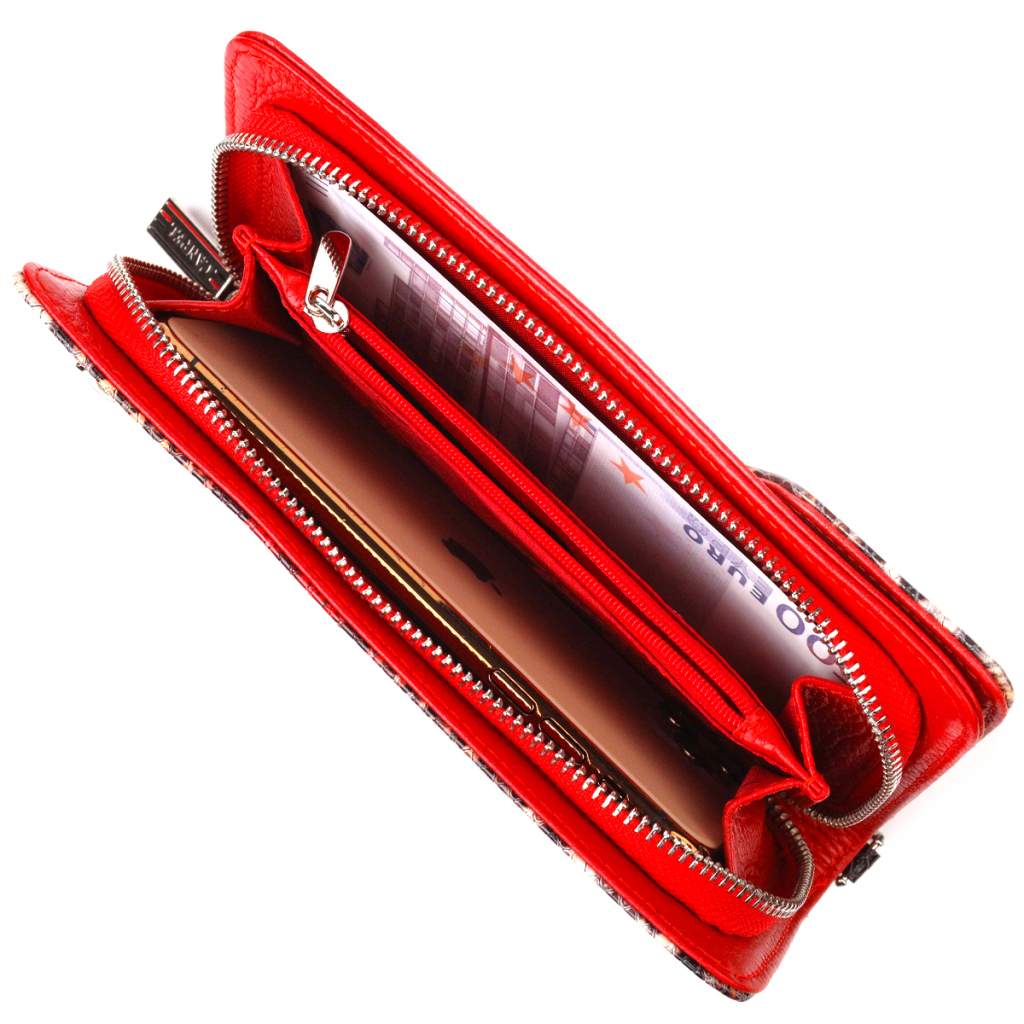 Портмоне Canpellini З натуральної шкіри Різнобарвне (21541) - зображення 7