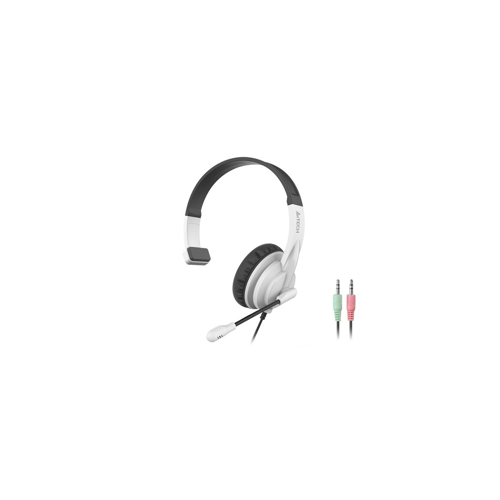 Навушники A4Tech HS-11 Black+White - зображення 3