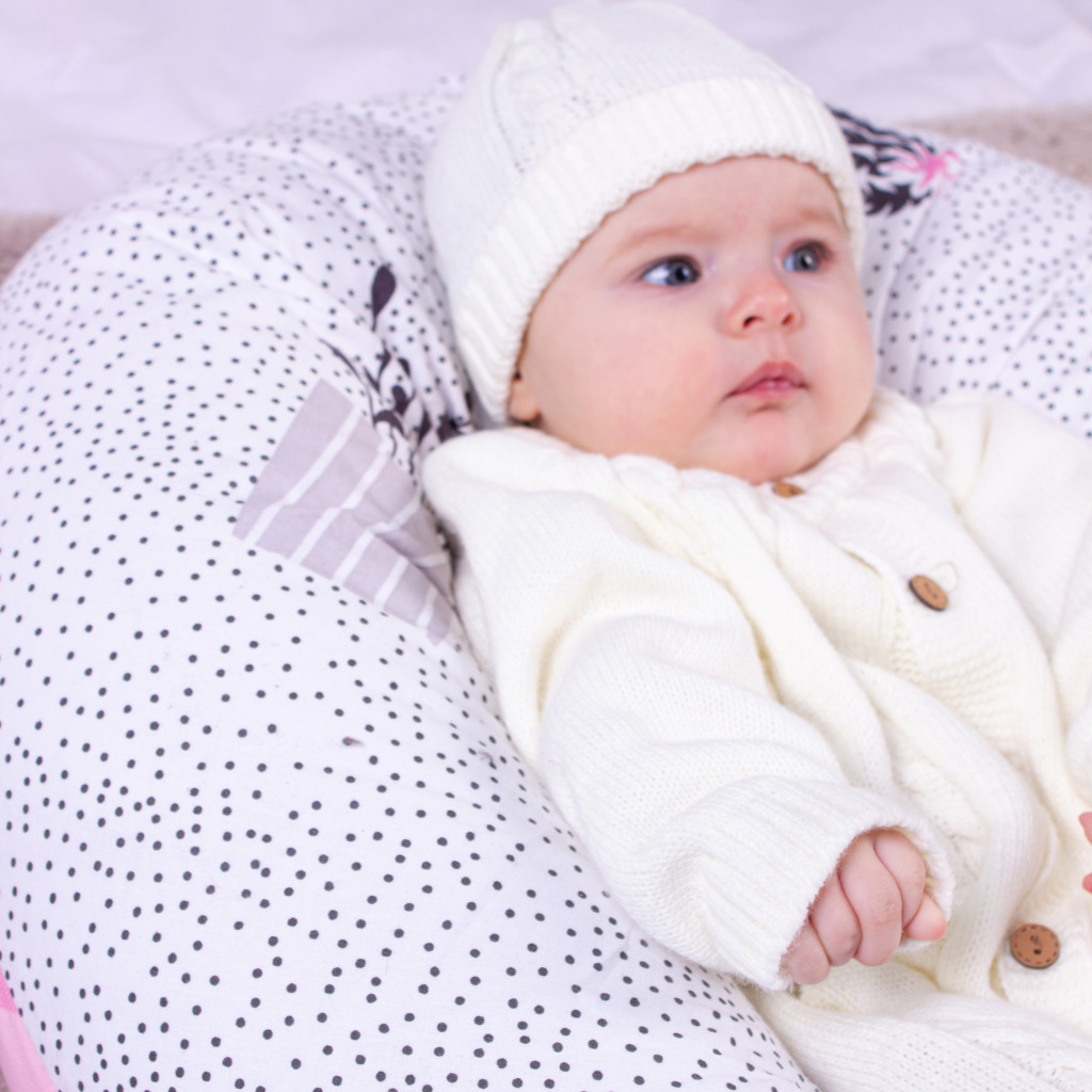 Подушка MirSon для вагітних та годування №8309 Print Line 17-0498 Magnificent Бязь 30х170х20 см (2200006200345) - зображення 9