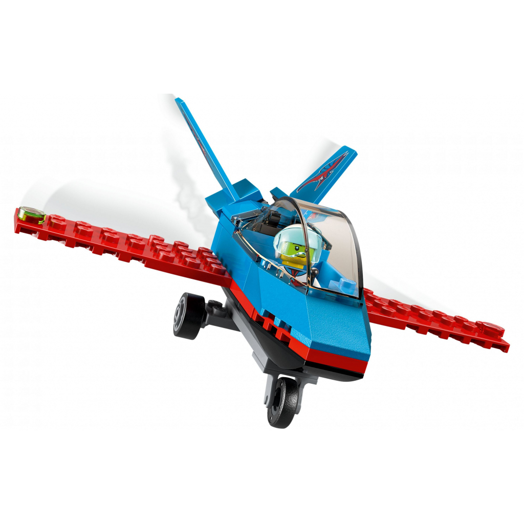 Конструктор LEGO City Great Vehicles Трюковий літак 59 деталей (60323) - изображение 5