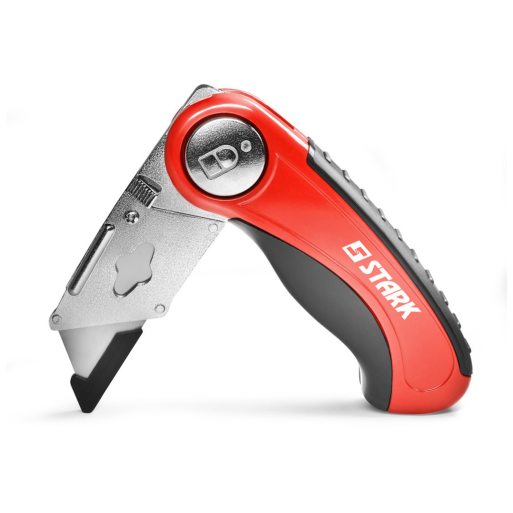 Ніж монтажний Stark складний трапецієподібний 168 мм (506111205) - изображение 2