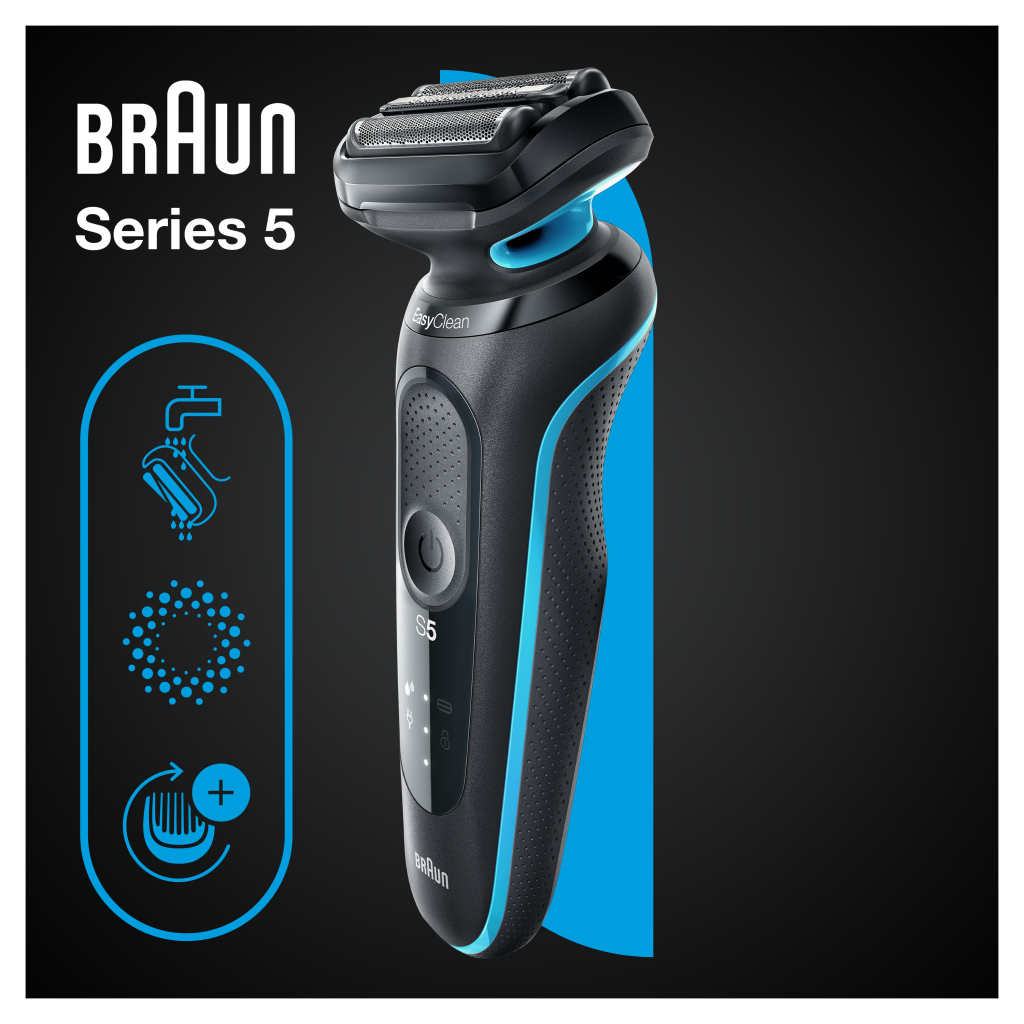 Електробритва Braun Series 5 51-M1000s BLACK / MINT - изображение 4