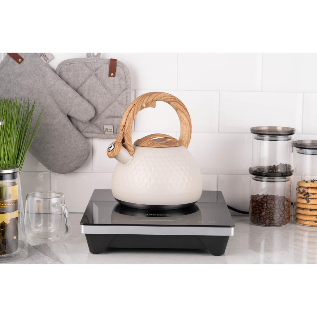 Чайник Ardesto Gemini 2.5 л Бежевий (AR1956KS) - зображення 4