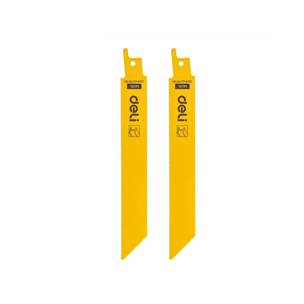 Полотно Deli для шабельної пили, по металу 150 мм (6") 18T-BIM-фрезер (EDH-WJT018-E2) - зображення 1