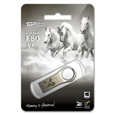 USB флеш накопичувач Silicon Power 32GB Firma F80 Bronze Horse USB 2.0 (SP032GBUF2F80V1C14) - зображення 4