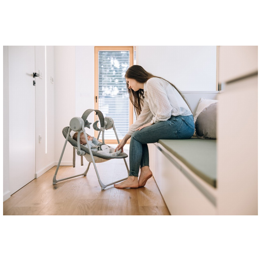 Крісло-гойдалка FreeON Snuggy, lines (84911) - зображення 9