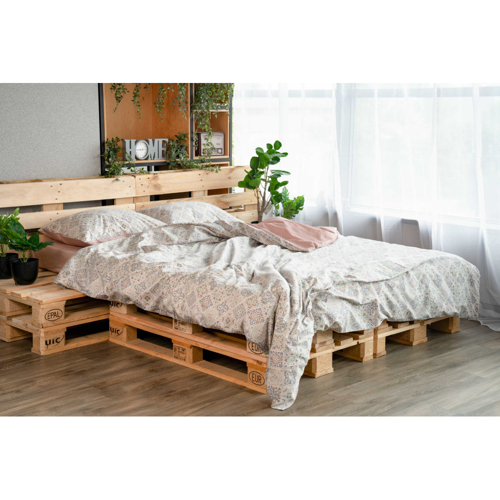 Постільна білизна Ardesto Gloria сатин рожевий євро 200х220 (ART2022LP) - зображення 5