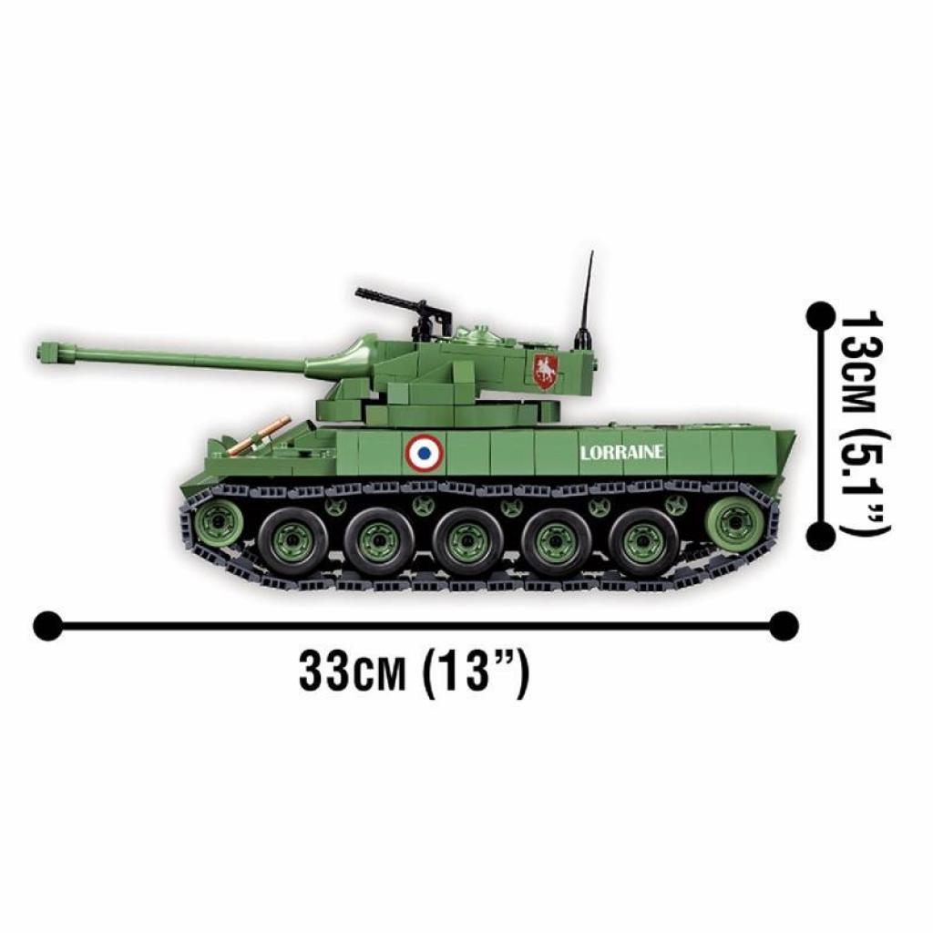 Конструктор Cobi World Of Tanks F19 Лорейн 40T, 540 деталей (COBI-3025) (5902251030254) - зображення 3