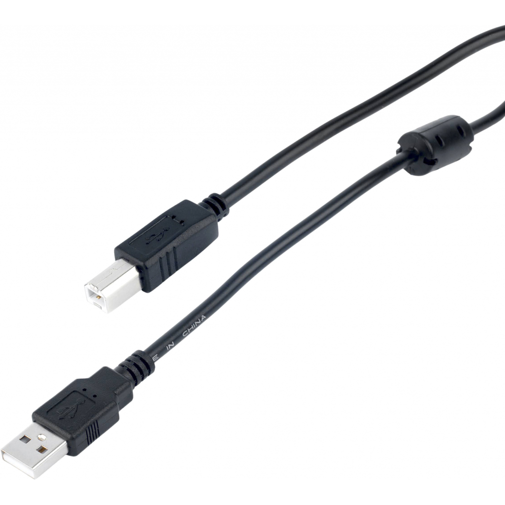Кабель для принтера USB 2.0 AM/BM 1.5m black ProfCable (ProfCable12-150) - зображення 4