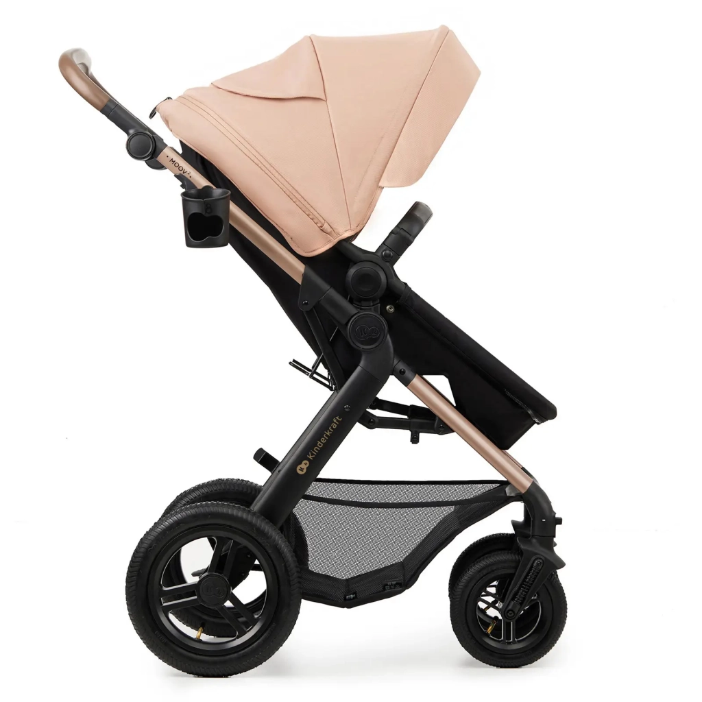 Коляска Kinderkraft 3 в 1 Moov 2 Air Sand Beige (KSMOOV02BEG0000) (5902533925773) - зображення 4