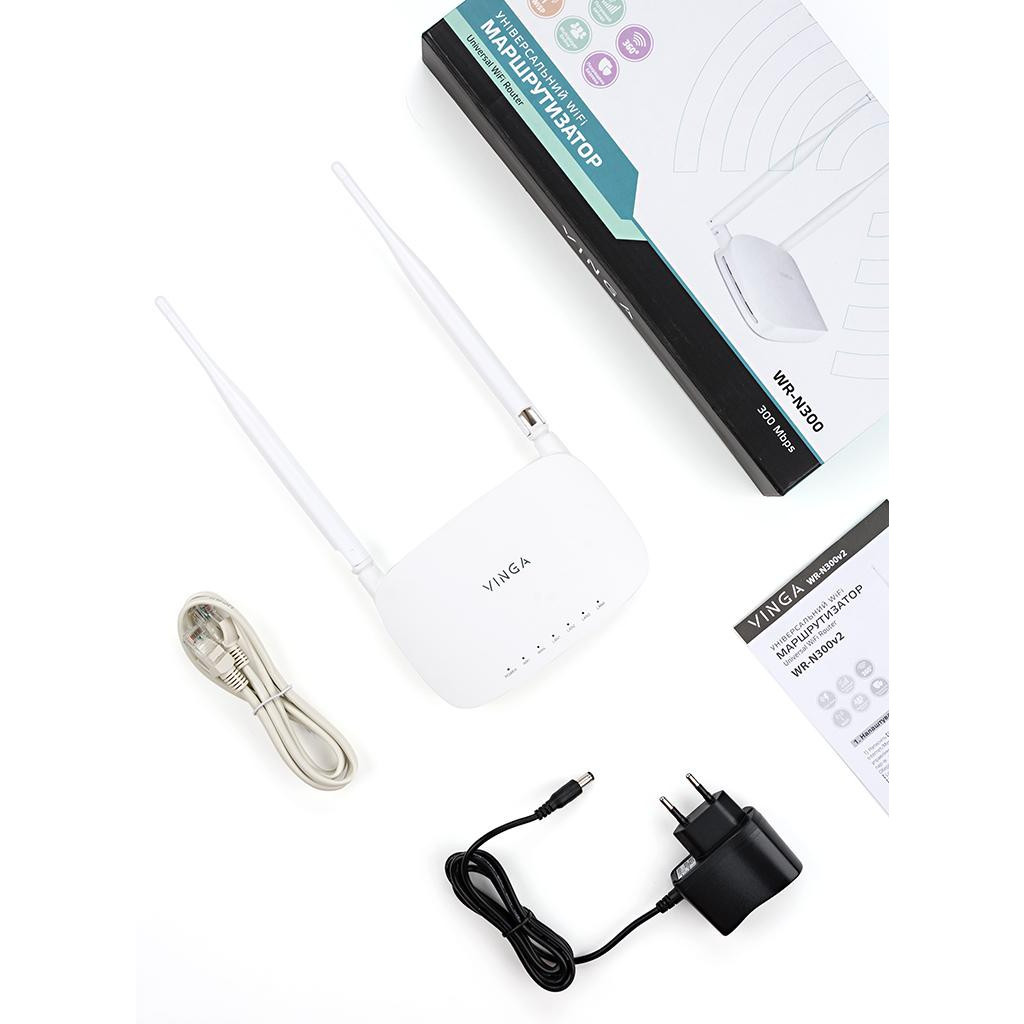 Маршрутизатор Vinga WR-N300 v2 (WR-N300v2) - зображення 10