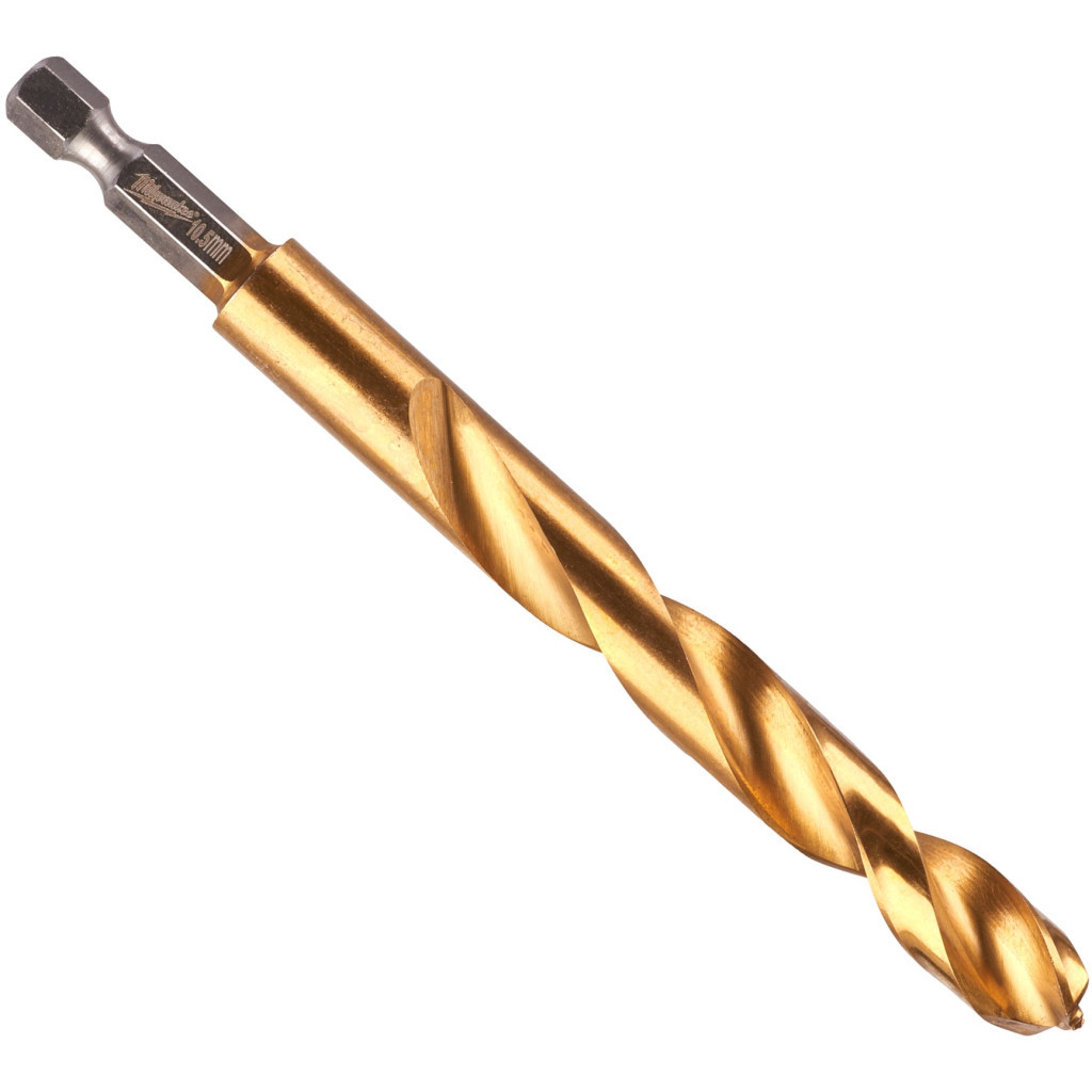 Свердло Milwaukee по металу RedHEX HSS-G TiN, 10,5мм (48894724) - зображення 1