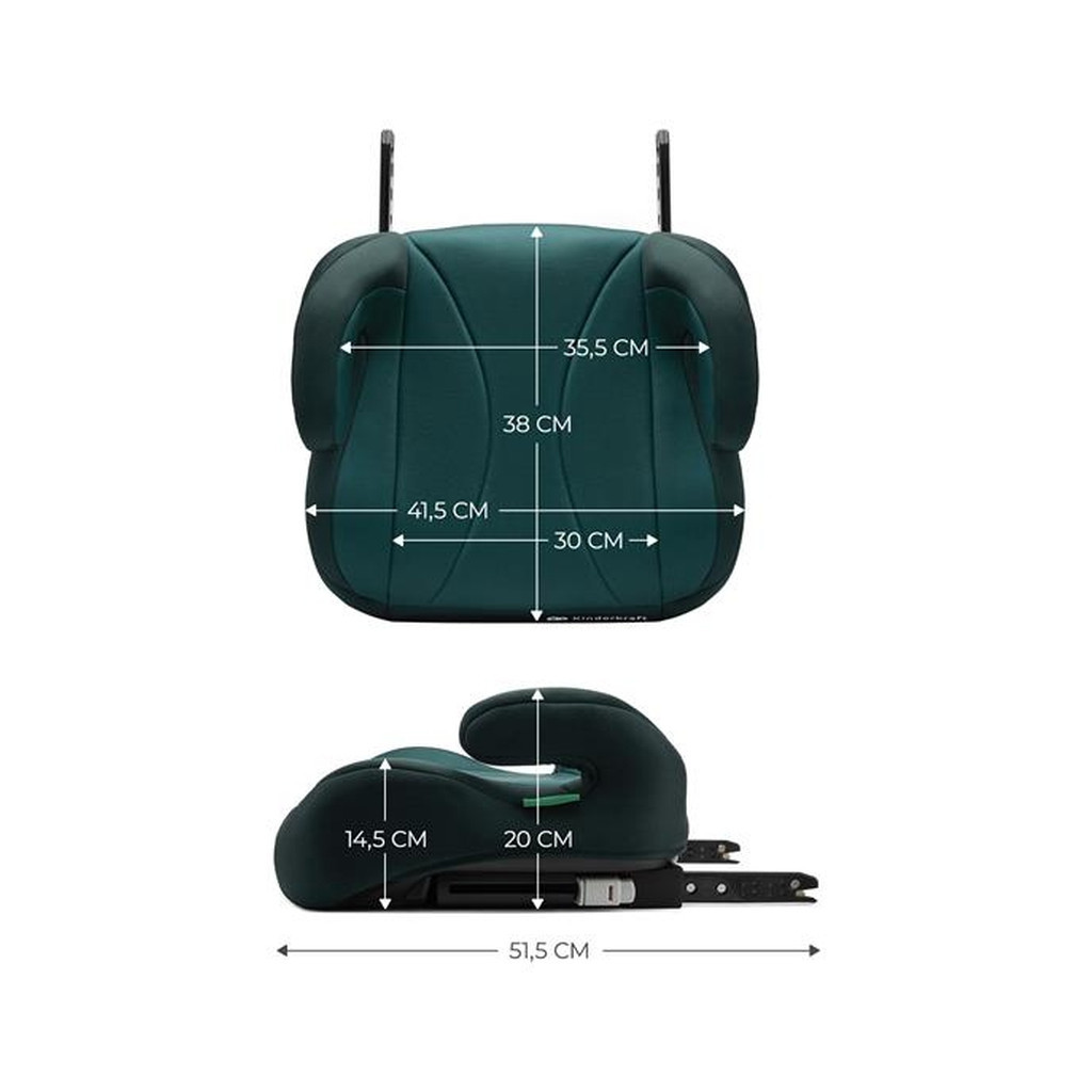 Автокрісло Kinderkraft бустер i-Boost Green (KCIBOO00GRE0000) (5902533924820) - изображение 5