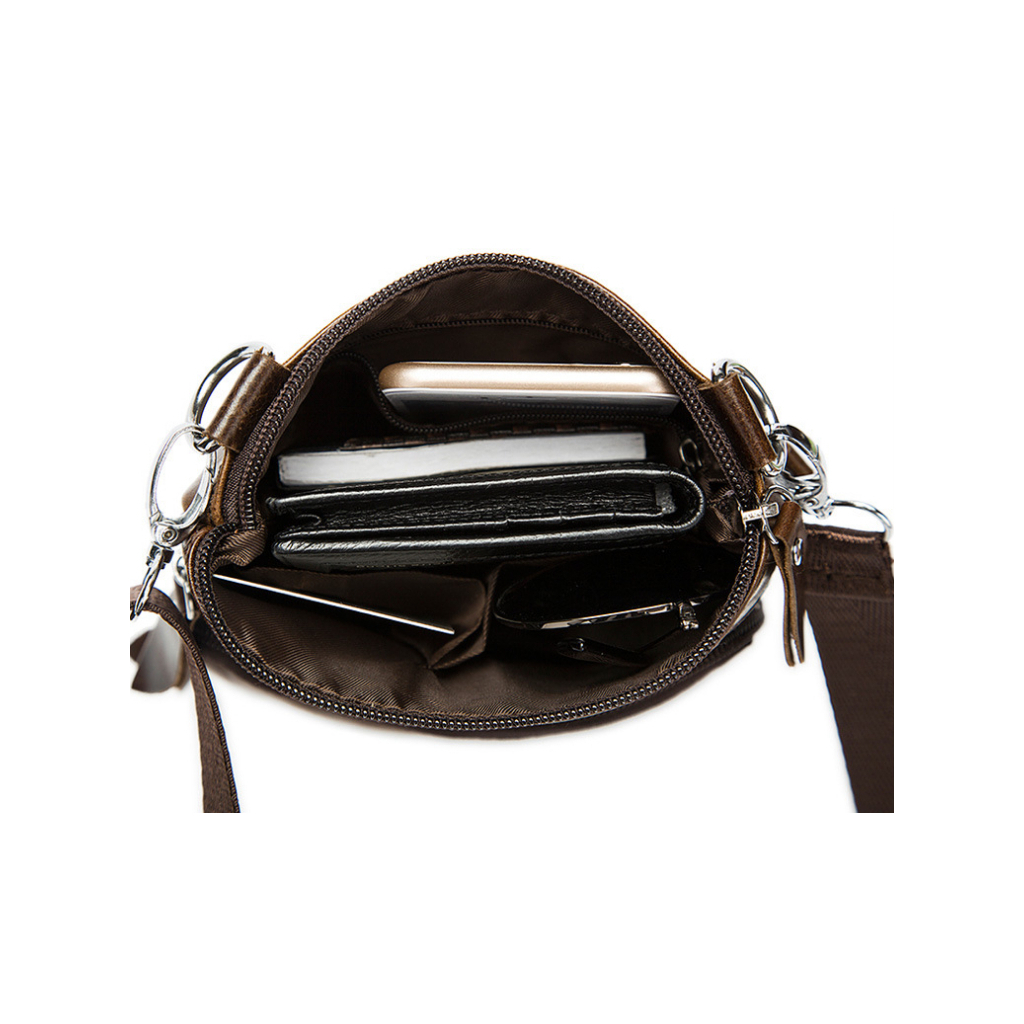 Сумка Vintage Коричнева (14608) - зображення 8