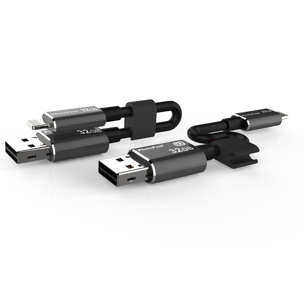 USB флеш накопичувач PhotoFast 32GB MemoriesCable Black USB 2.0 - Lightning (CABLEU2-32GB) - зображення 12