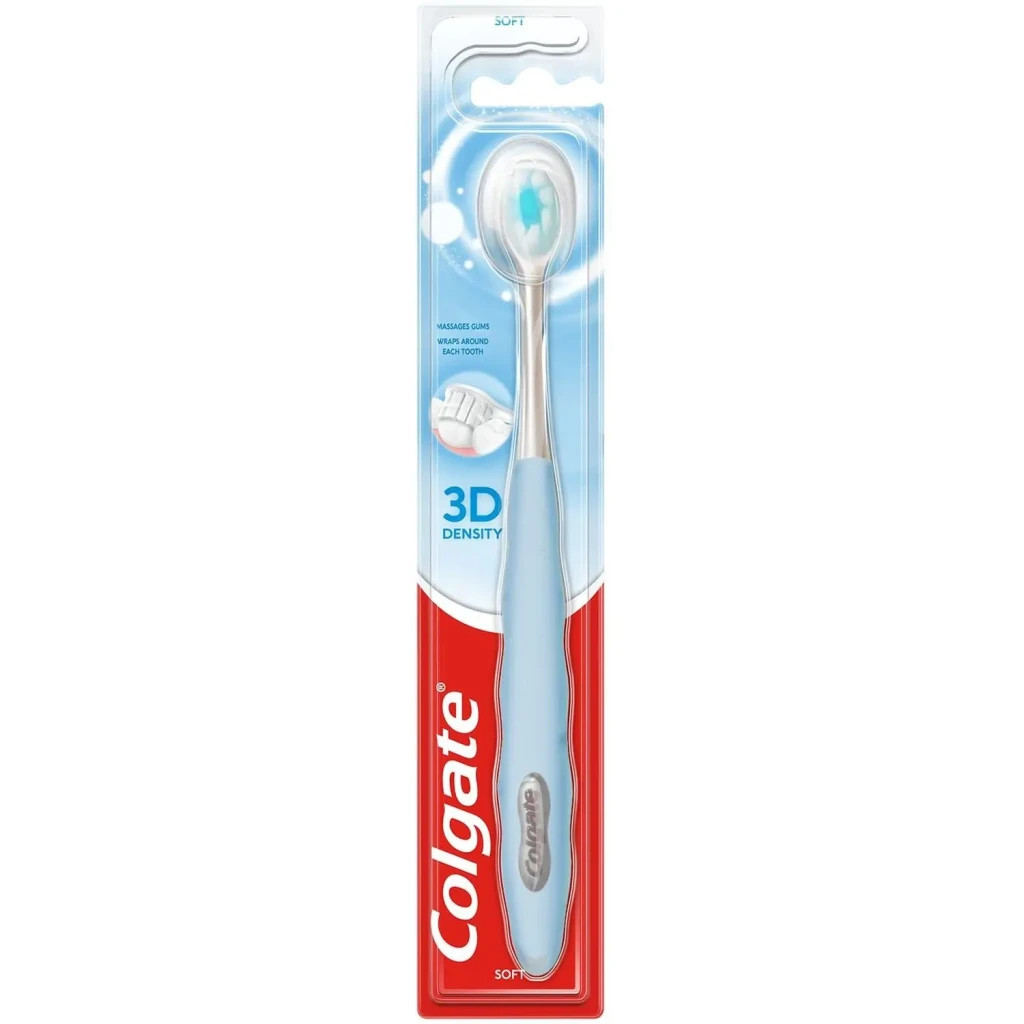 Зубна щітка Colgate 3D Density м'яка Блакитна (2172000000033) - зображення 1