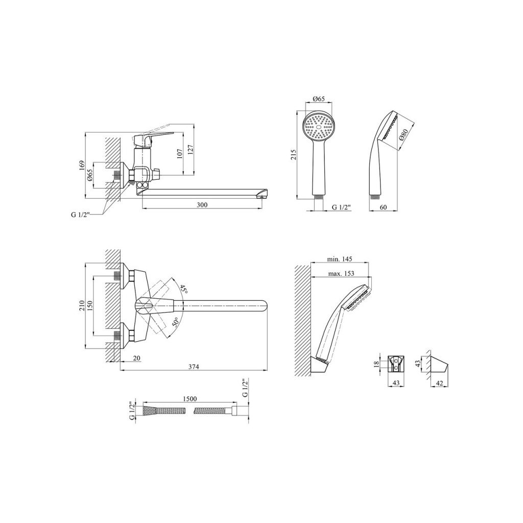 Змішувач Kroner KRM Odra - C070 (CV019269) - зображення 9