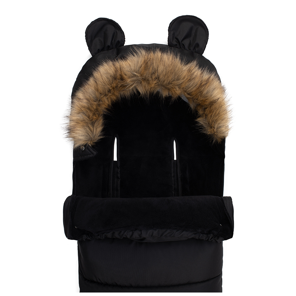 Зимовий конверт MoMi Sleeping bag black (AKCE00032) - зображення 2